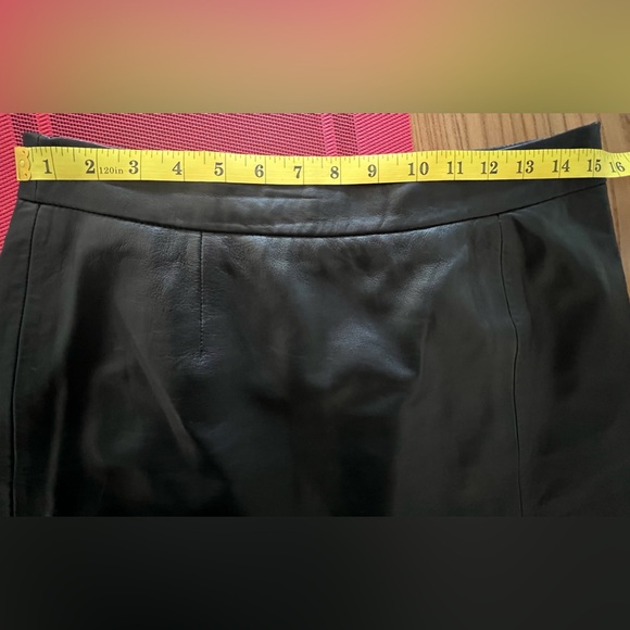 NWOT Lucky Brand Leather Miniskirt - Picture 5 of 7